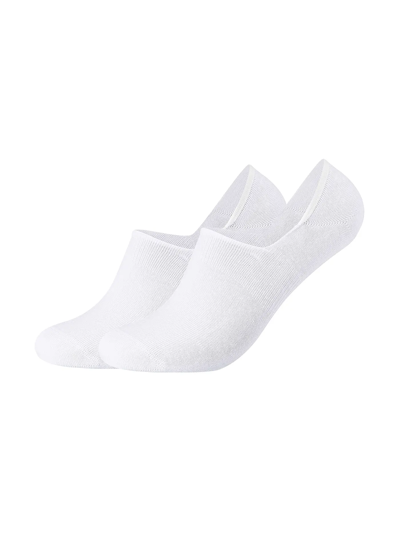 CAMANO | Füsslinge 2er Pkg COMFORT INVISIBLE sand melange | weiss